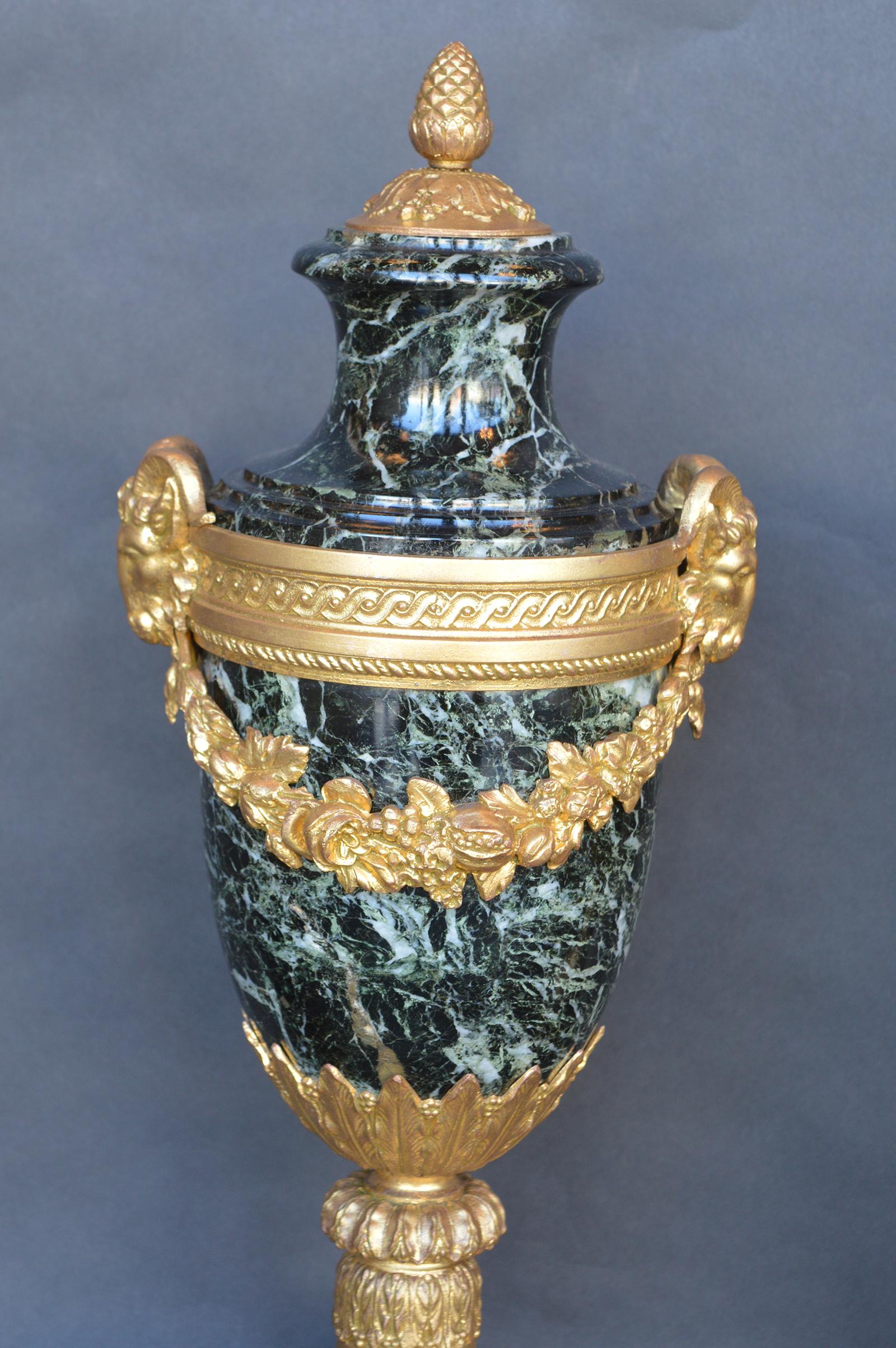 Pair of 19th Century French Urns For Sale 1