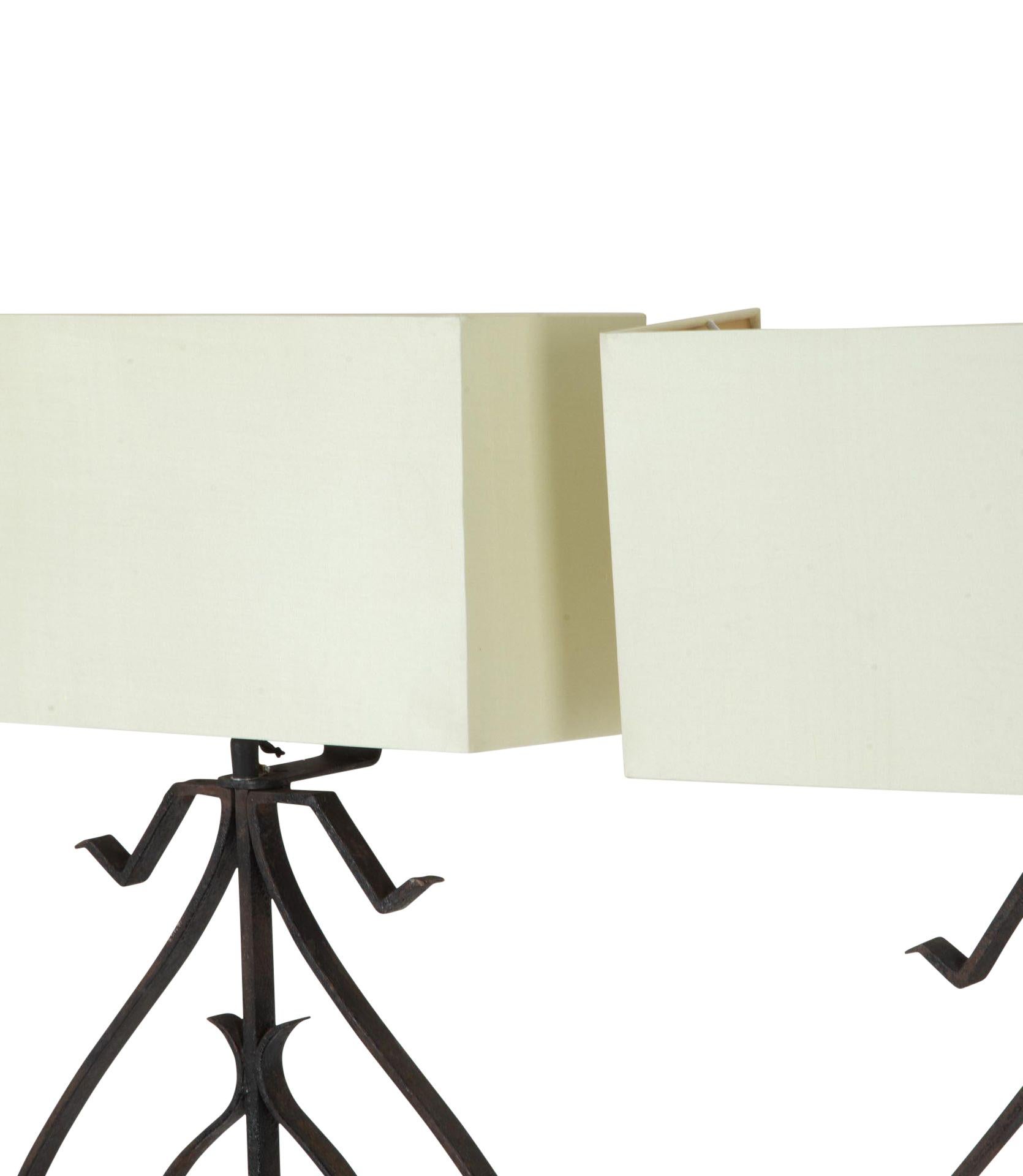 Metal Pair of 19th Century French Wall Lights Made From Architectural Fragments For Sale