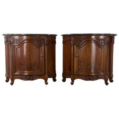 Pair of 19th Century French Walnut Buffets