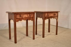 Pair of 19th Century French Walnut Side Tables