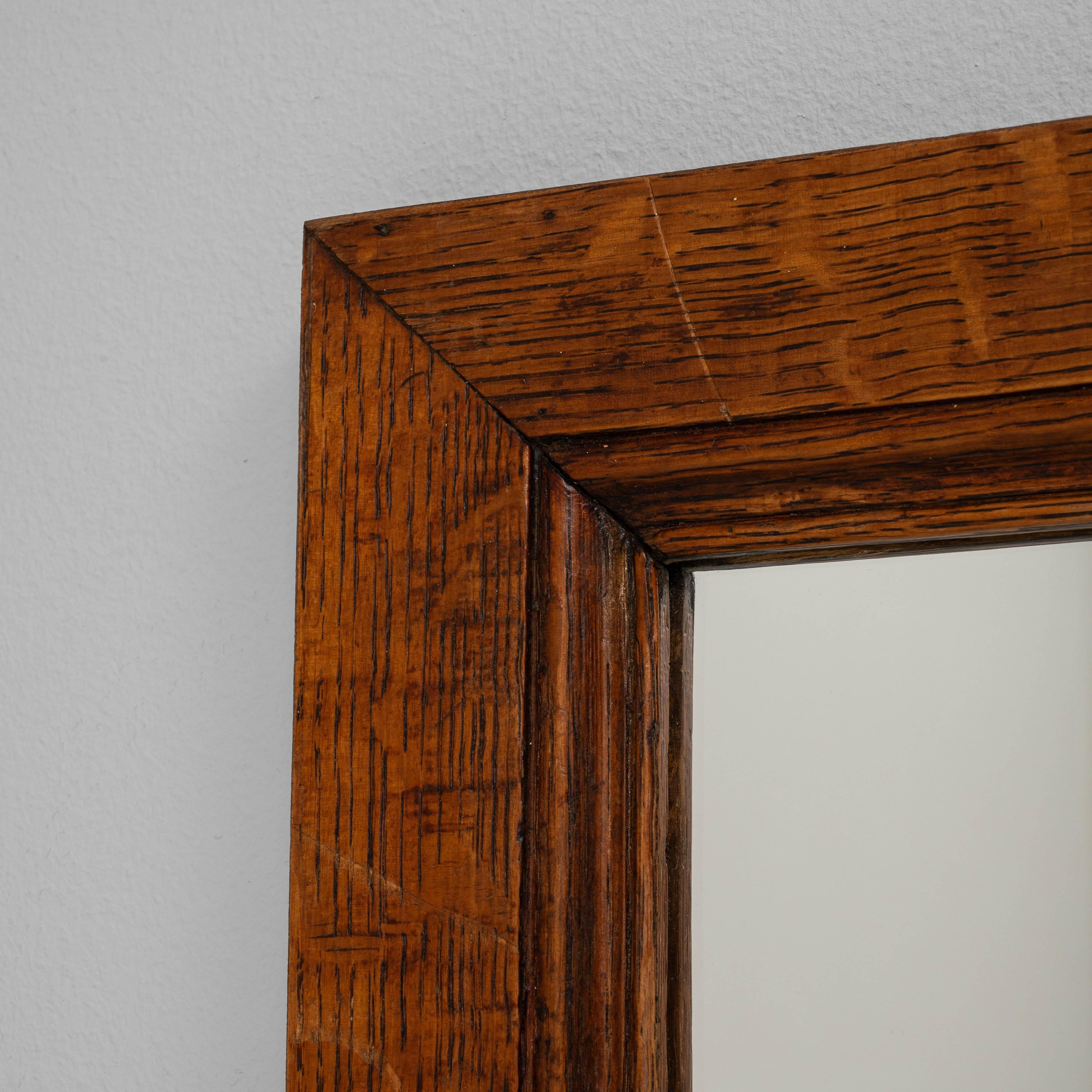 Coppia di specchi in legno francesi del XIX secolo in vendita 3