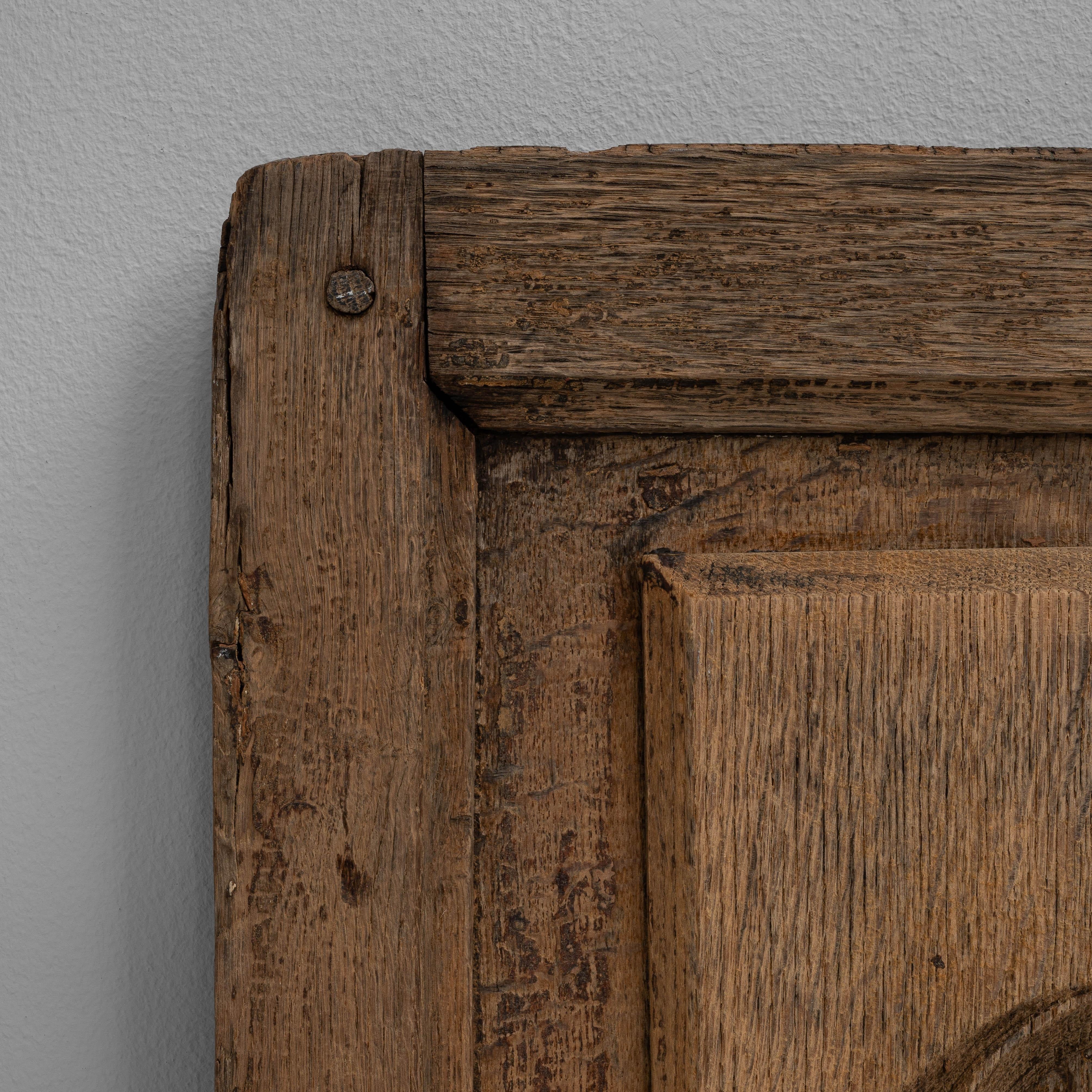 Paire de décorations murales en bois françaises du 19e siècle en vente 2