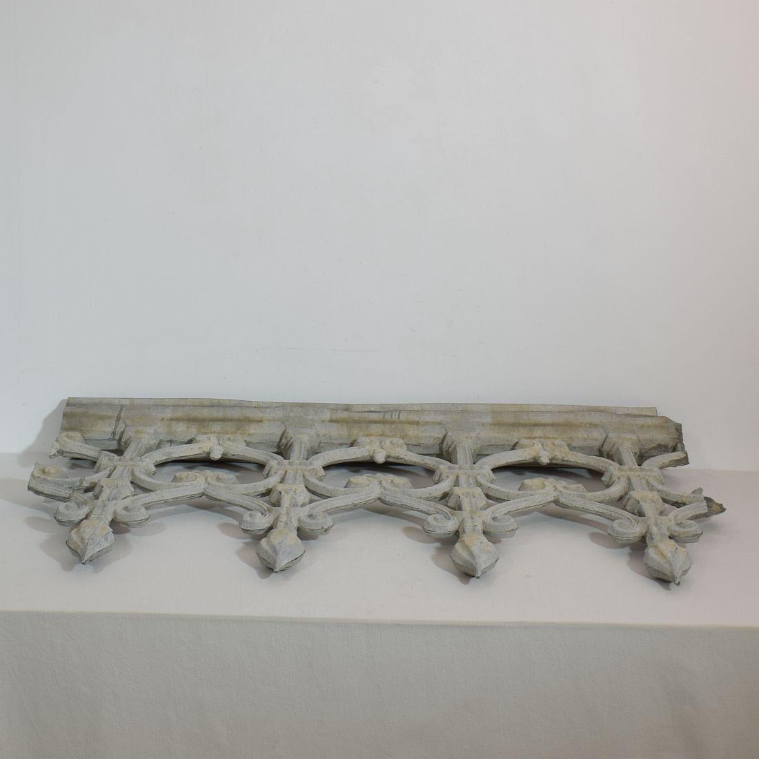 Pair of 19th Century French Zinc Architectural Roof Ornaments or Finials 4