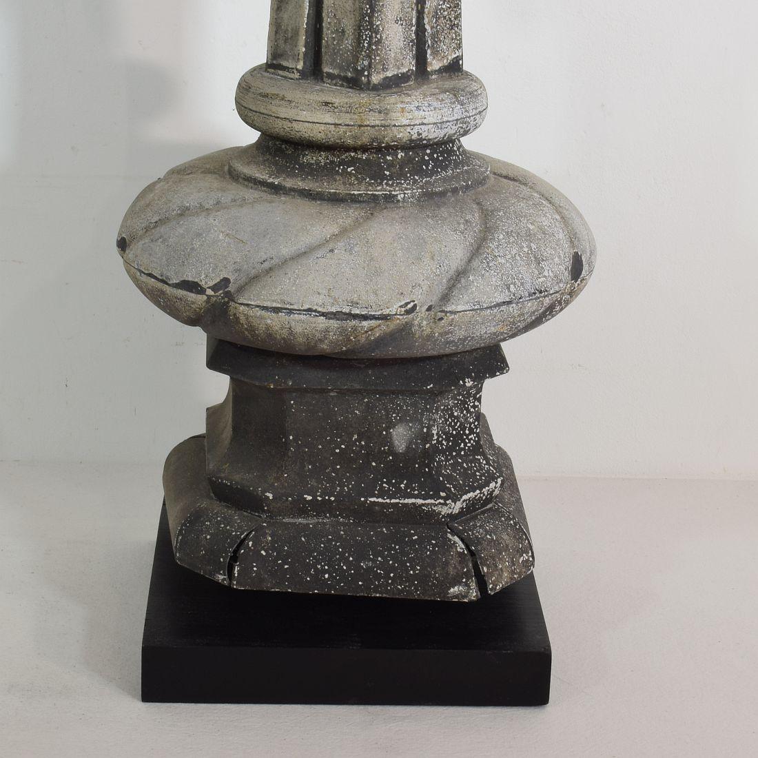 Pair of 19th Century French Zinc Roof Finials 5