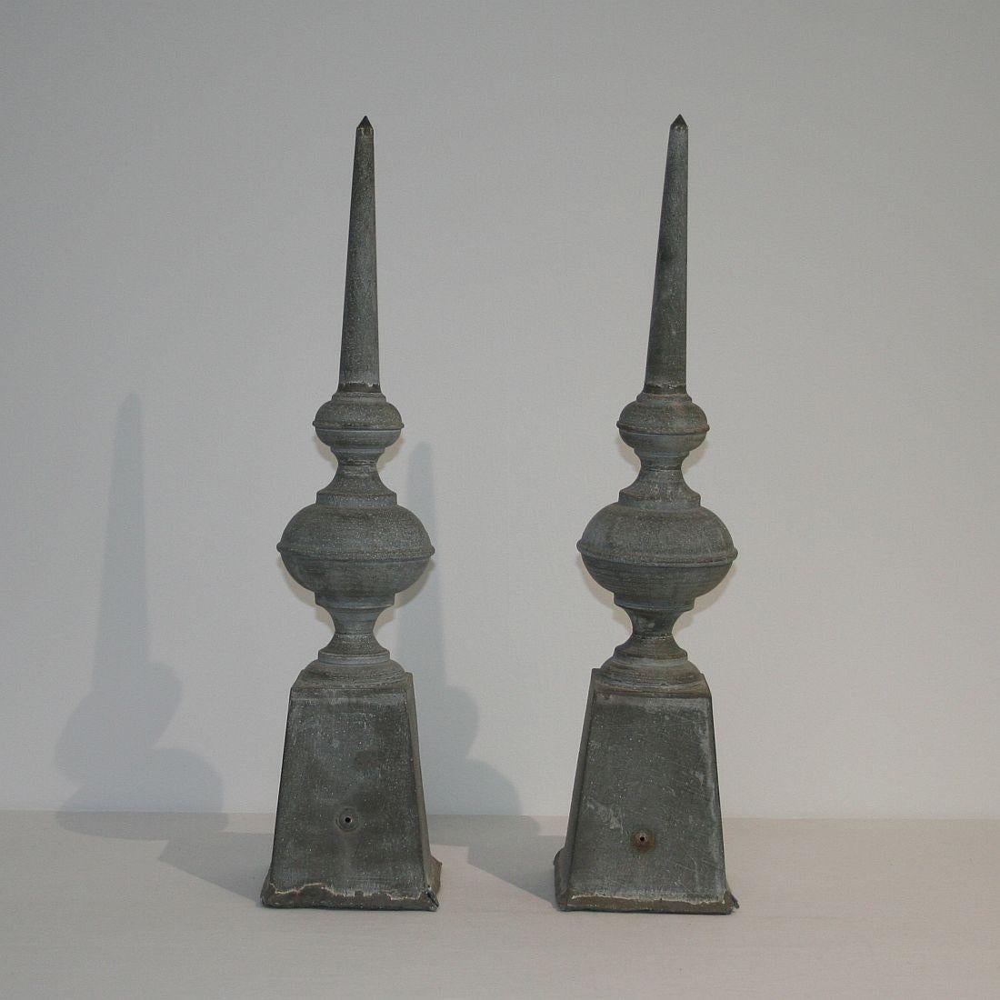 Pair of 19th Century French Zinc Roof Finials at 1stDibs | french roof ...