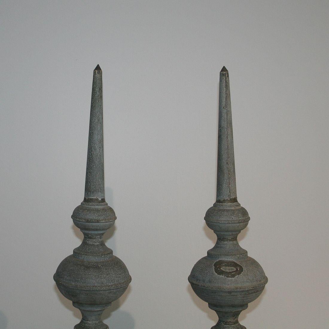 Pair of 19th Century French Zinc Roof Finials at 1stDibs | french roof ...