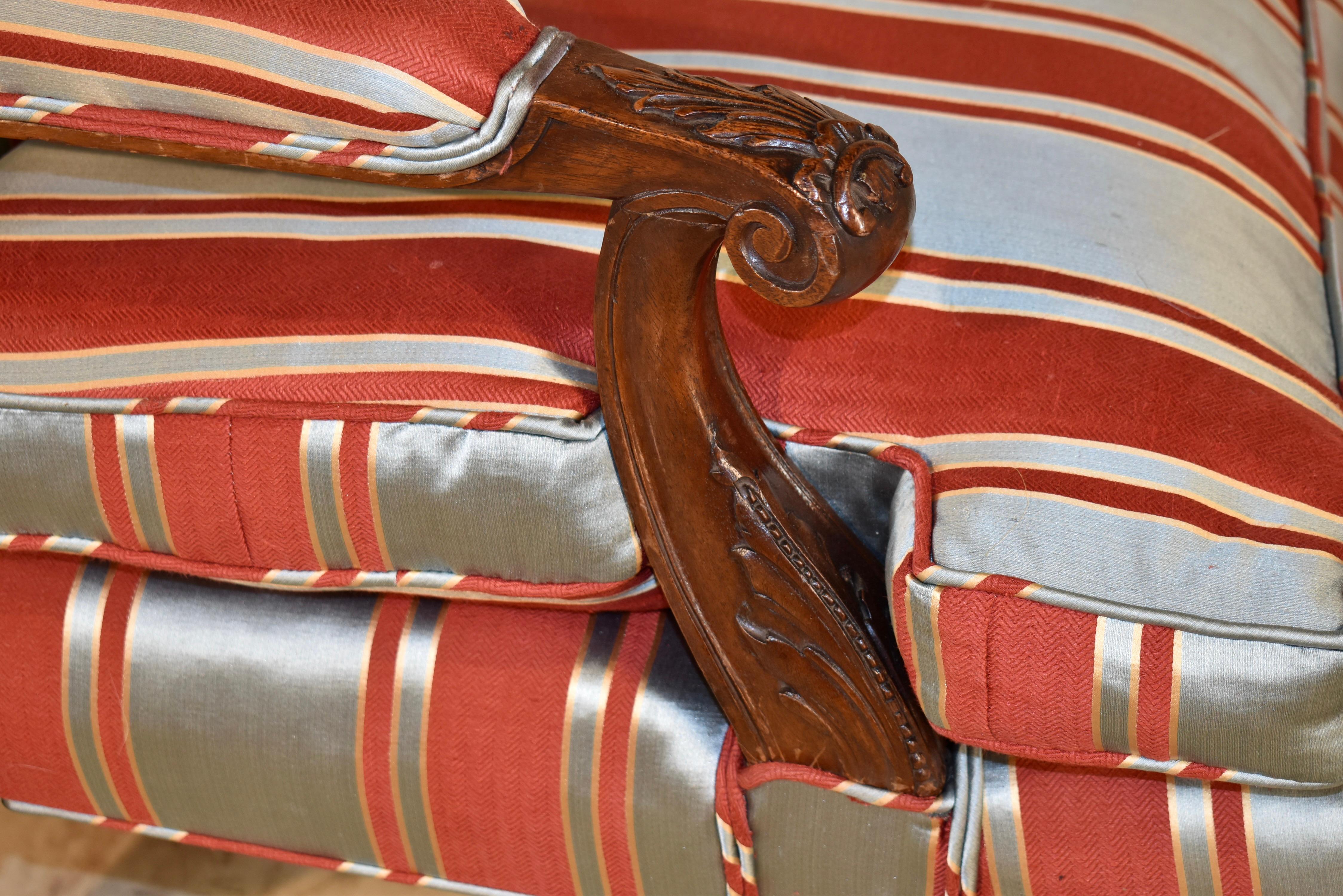Pareja de sillas Gainsborough del siglo XIX en venta 6