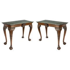 Antique Pair of Georgian-Style Console Tables