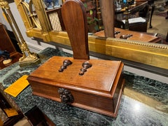 Pair of 19th Century Georgian Weighted Mahogany Salver Stands