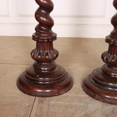 Pair of 19th Century German Candle Stands