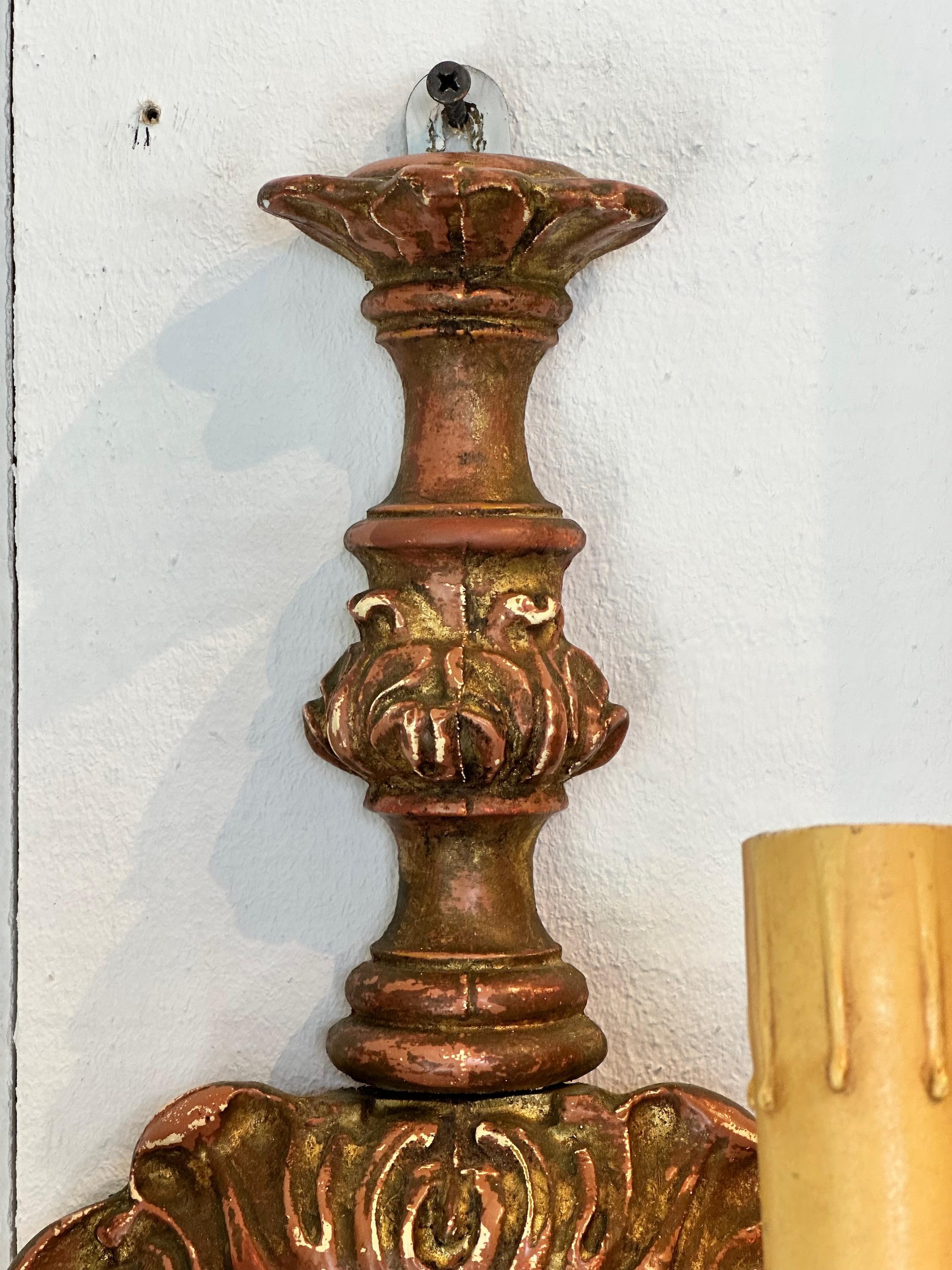 A nice pair of sconces. Made in the 19th Century