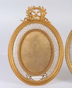 Pair of 19th Century Gilt Bronze Frames, Napoleon III