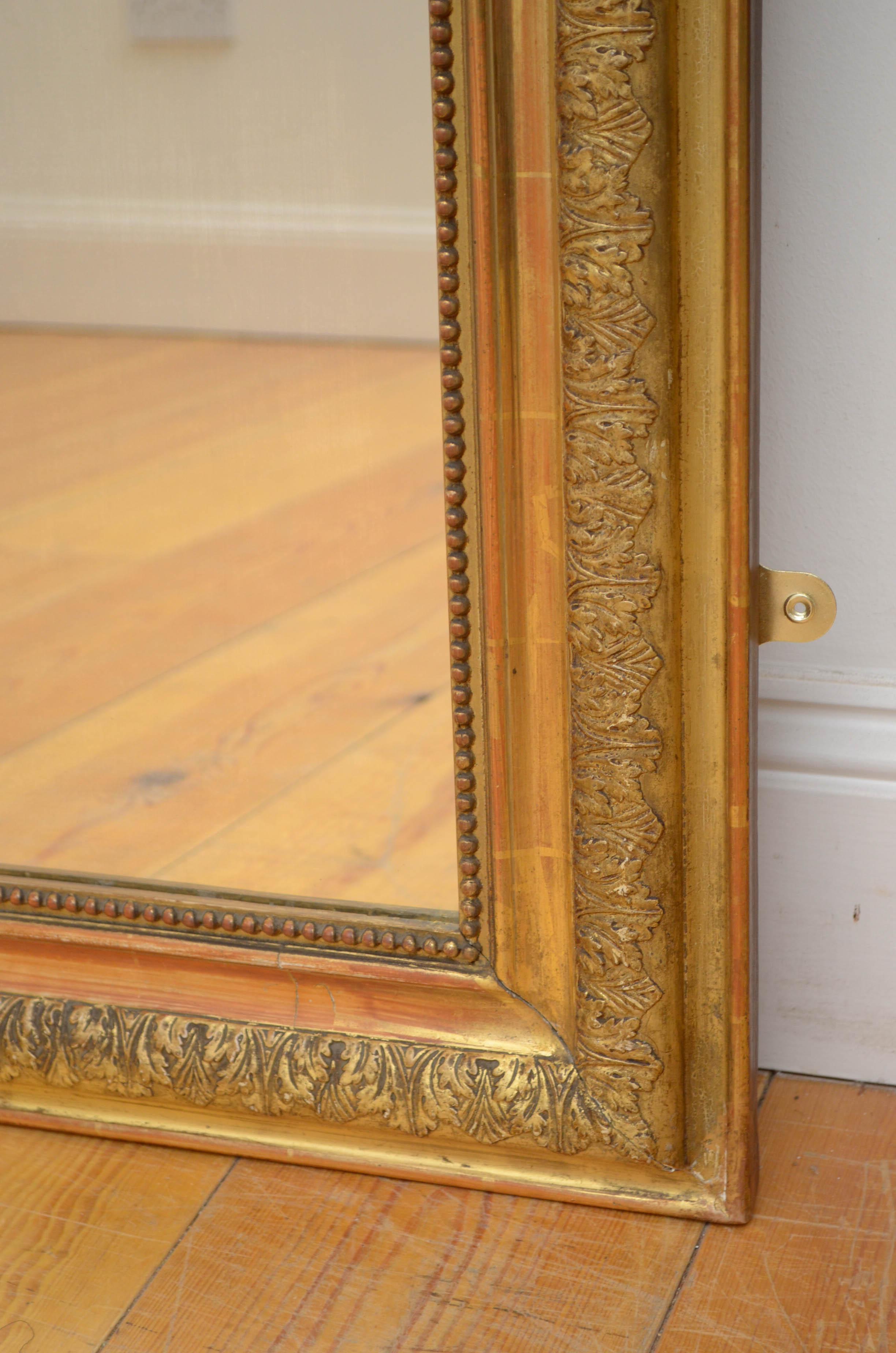 Pair of 19th Century Giltwood Mirrors 4
