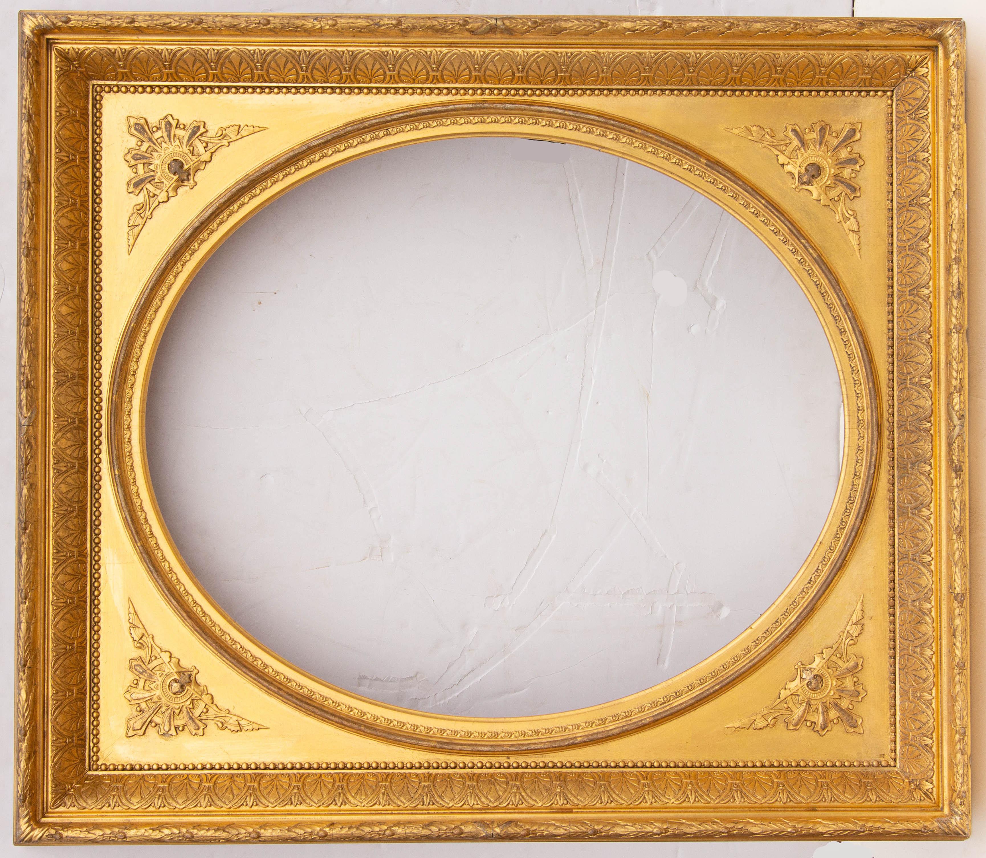 American Pair of 19th Century Giltwood Mirrors