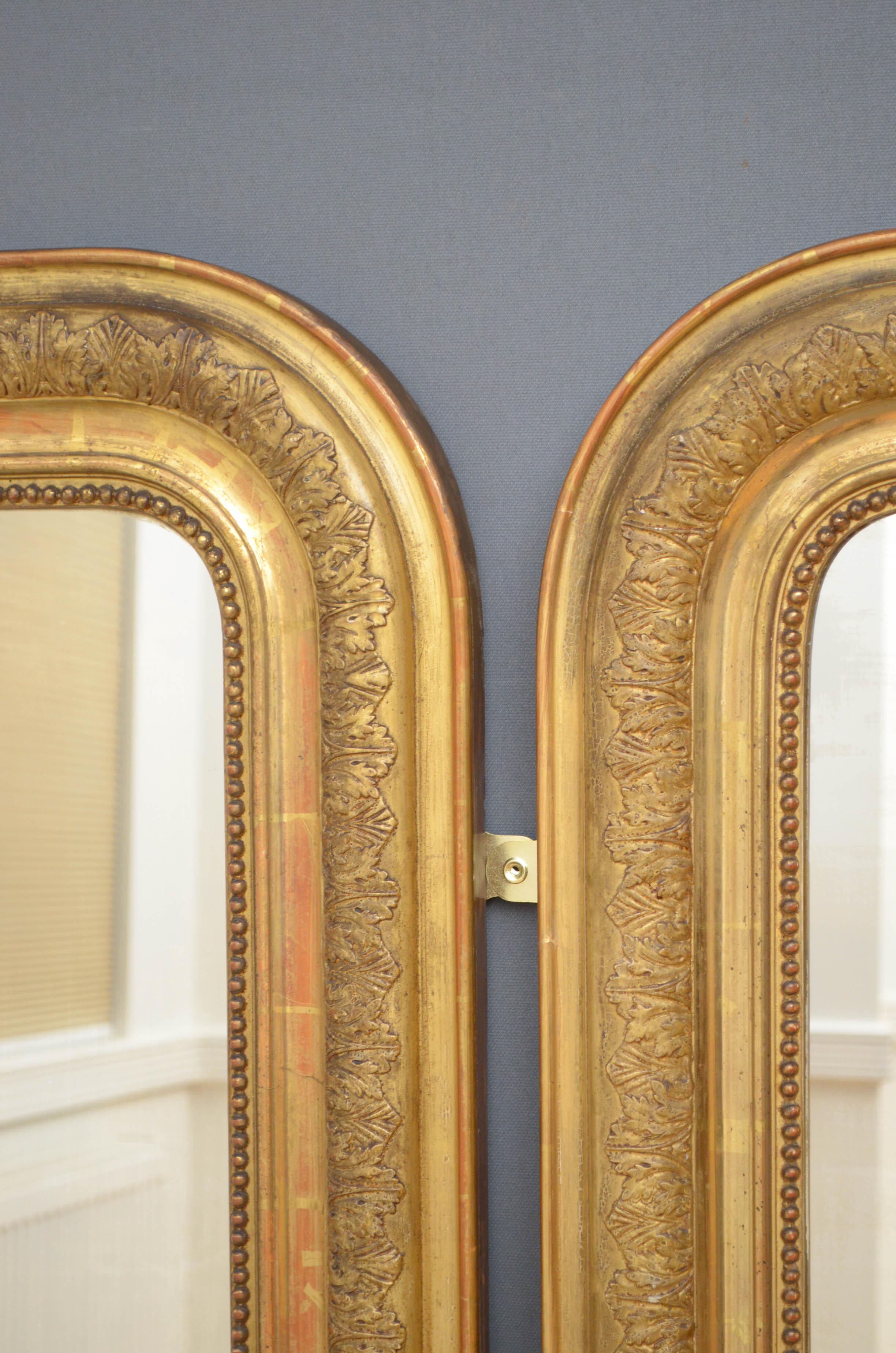 Pair of 19th Century Giltwood Mirrors In Good Condition In Whaley Bridge, GB