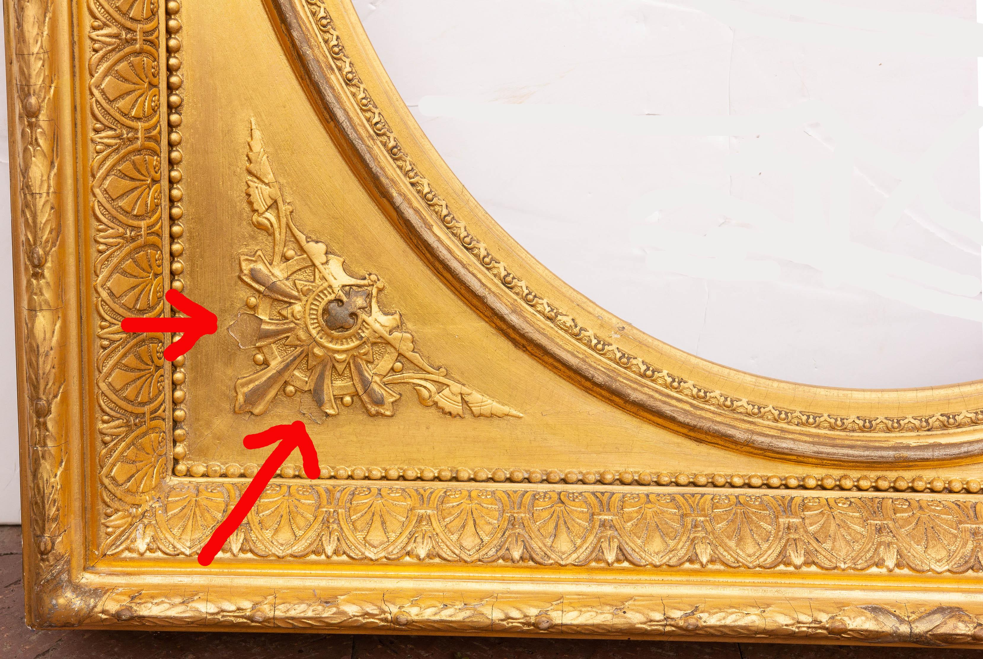 Pair of 19th Century Giltwood Mirrors 1