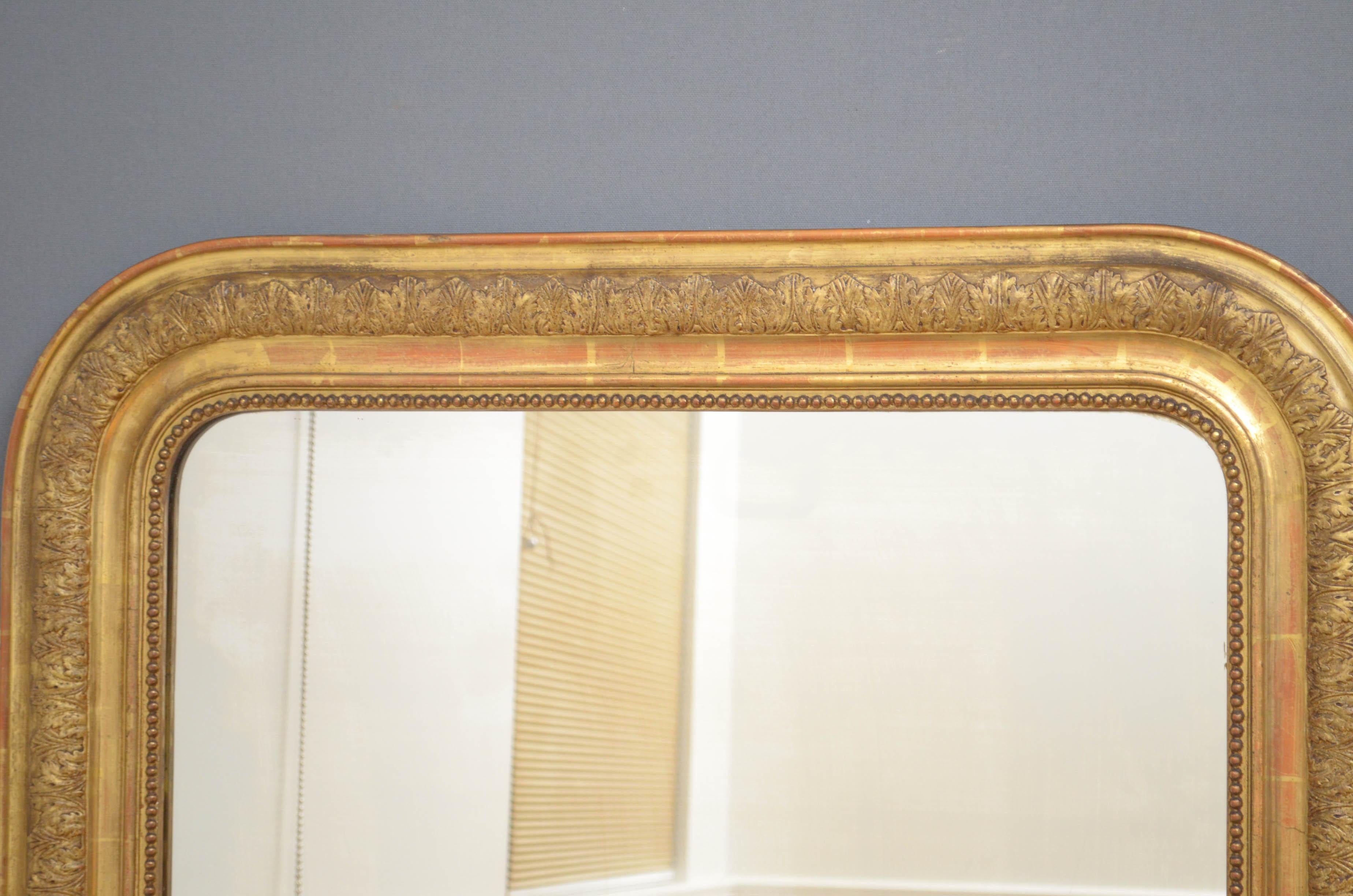 Pair of 19th Century Giltwood Mirrors 1