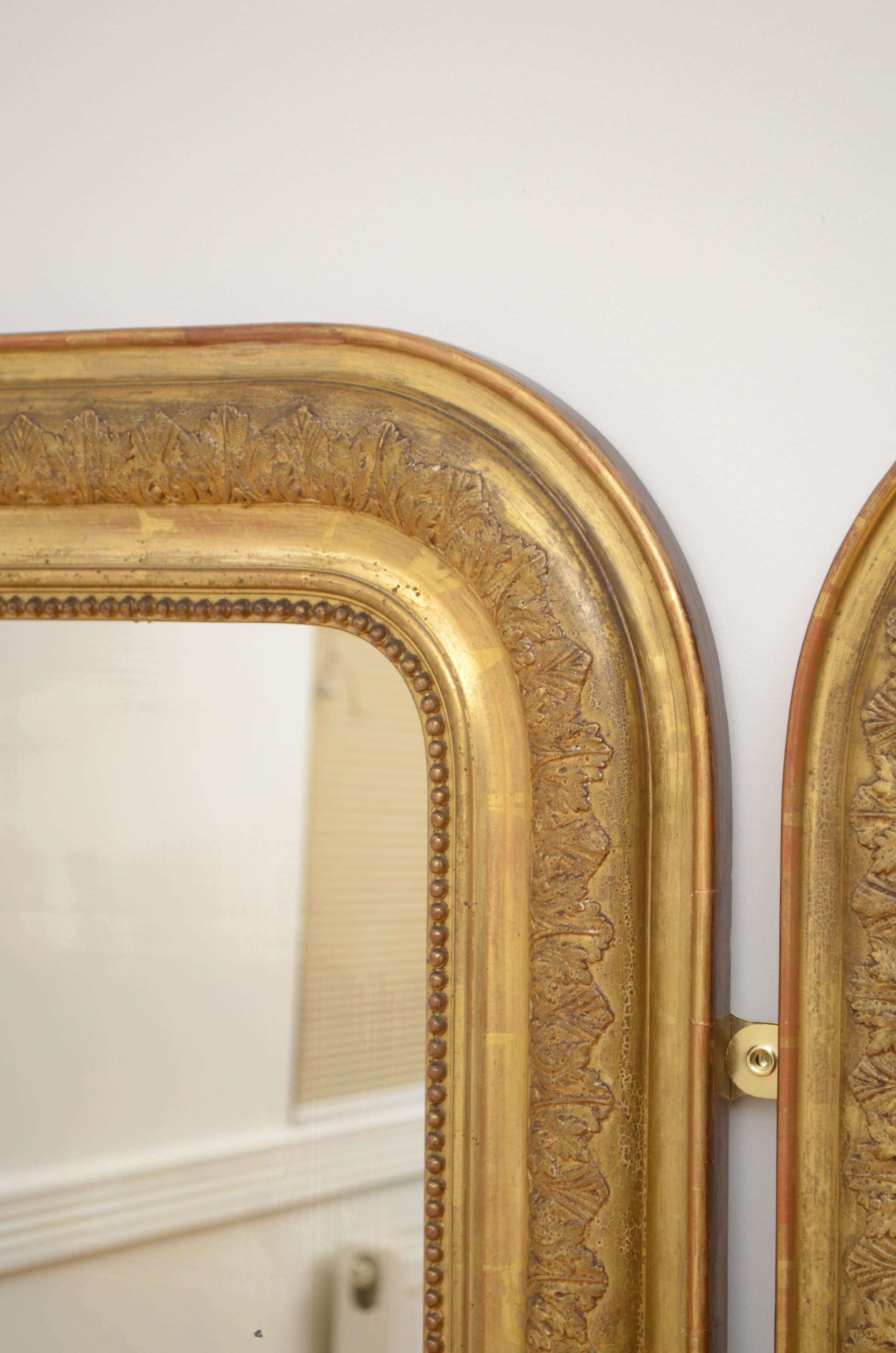 Pair of 19th Century Giltwood Mirrors 2