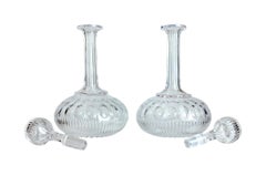 Pair of 19th Century Glass Decanters