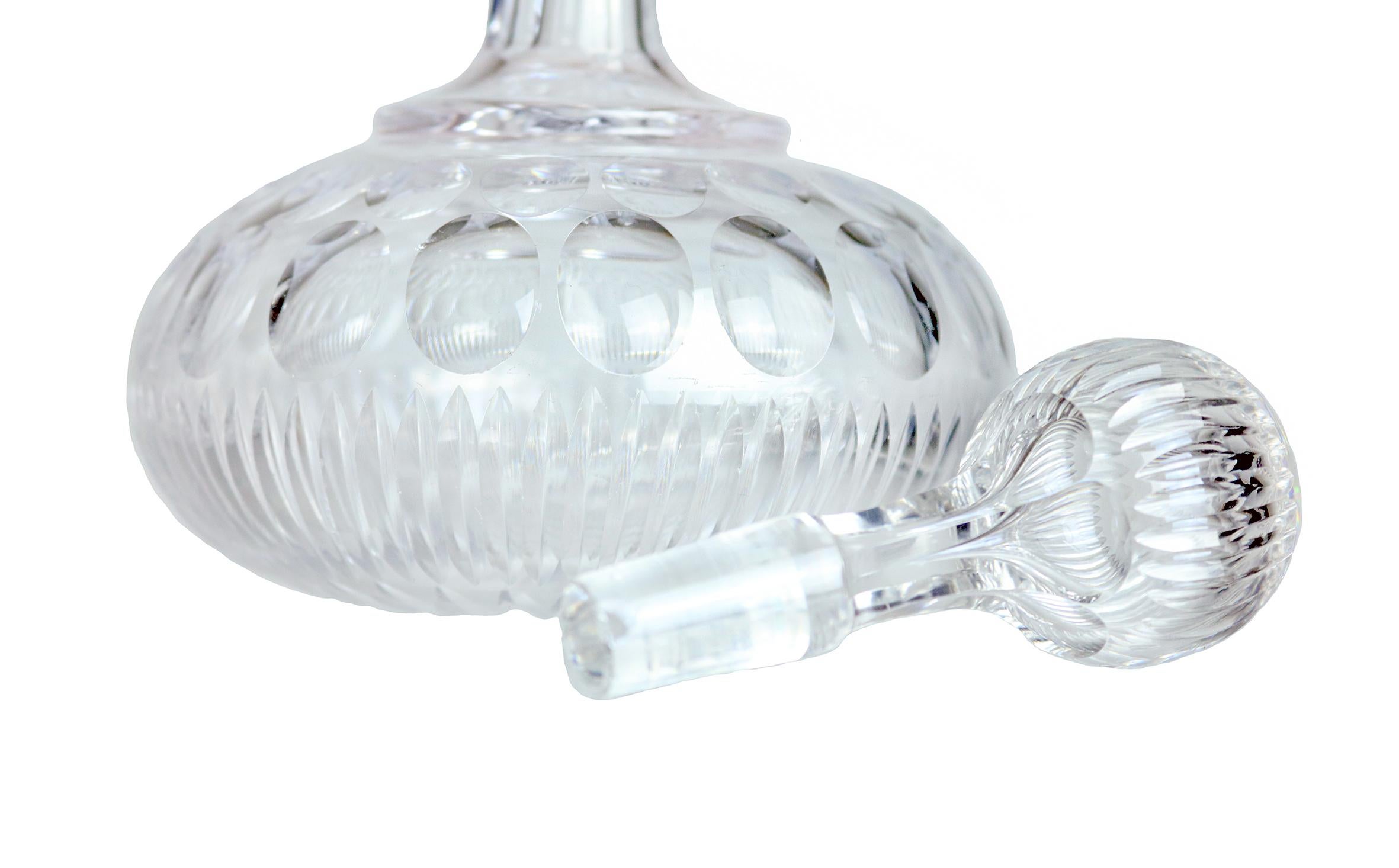 Pair of 19th Century Glass Decanters In Excellent Condition In Oxfordshire, GB