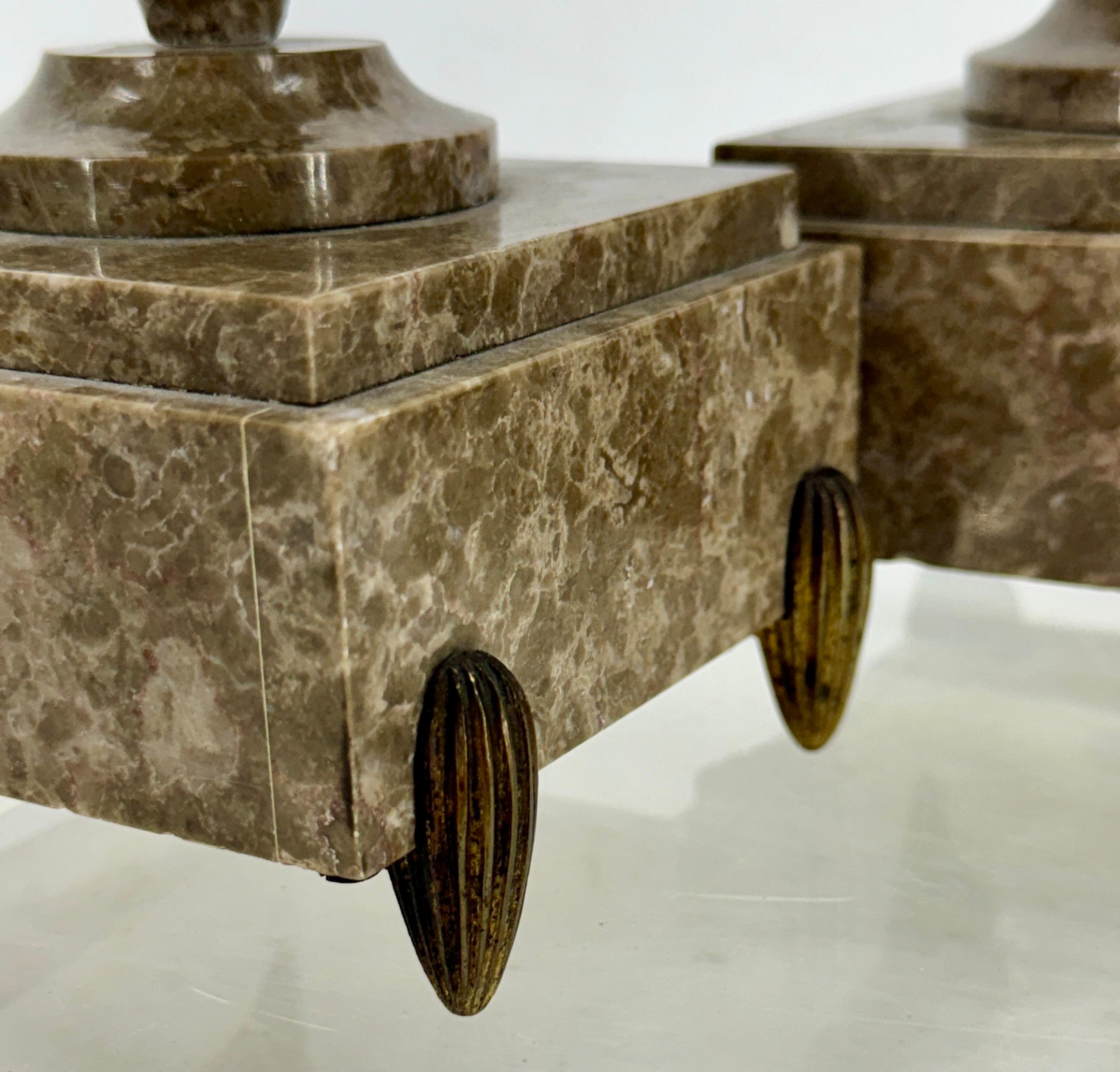Pair of 19th Century Grand Tour Marble Tazzas Stands 6