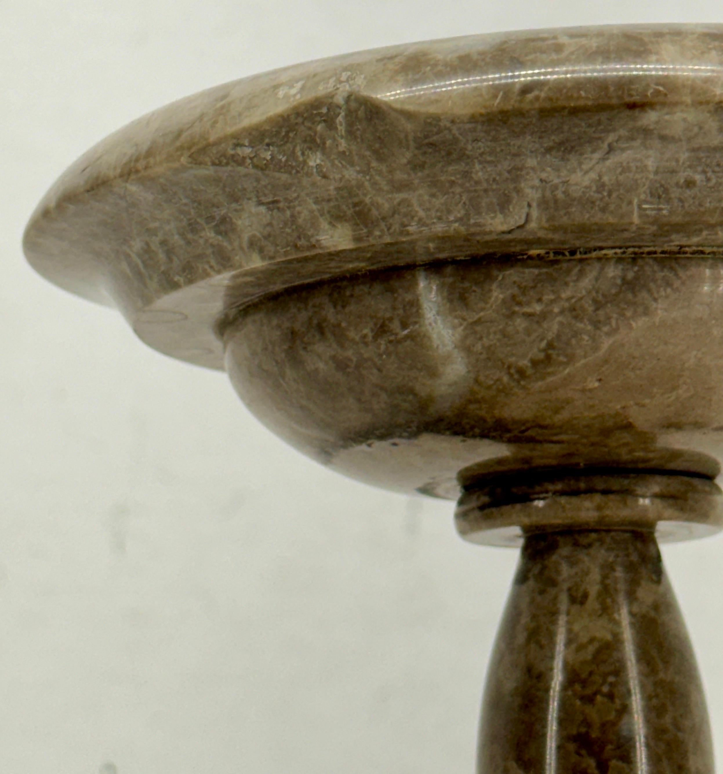 Pair of 19th Century Grand Tour Marble Tazzas Stands 9