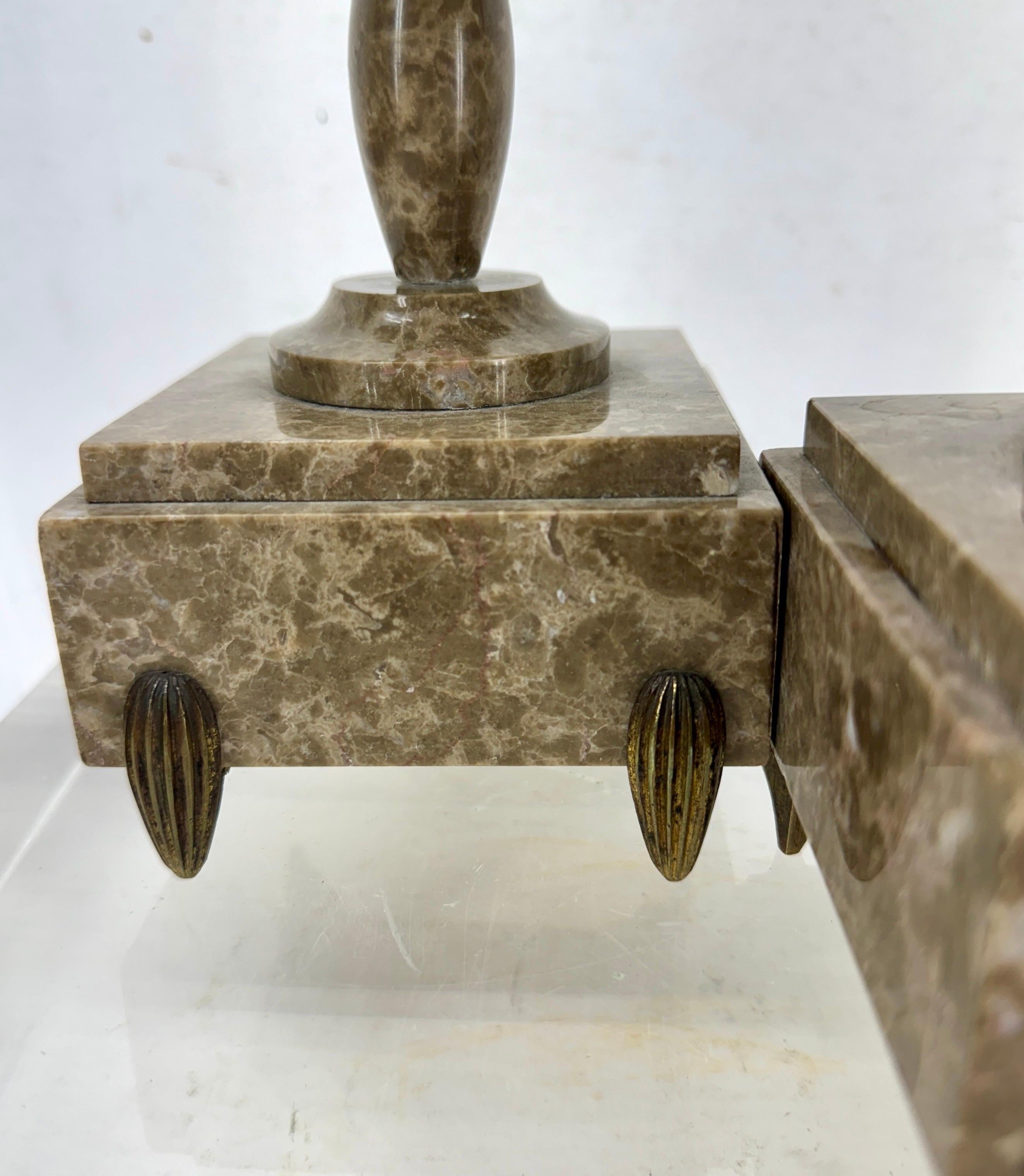 Pair of 19th Century Grand Tour Marble Tazzas Stands 1