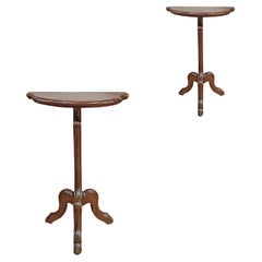 PAIR OF 19th CENTURY GUERIDON CONSOLE TABLES