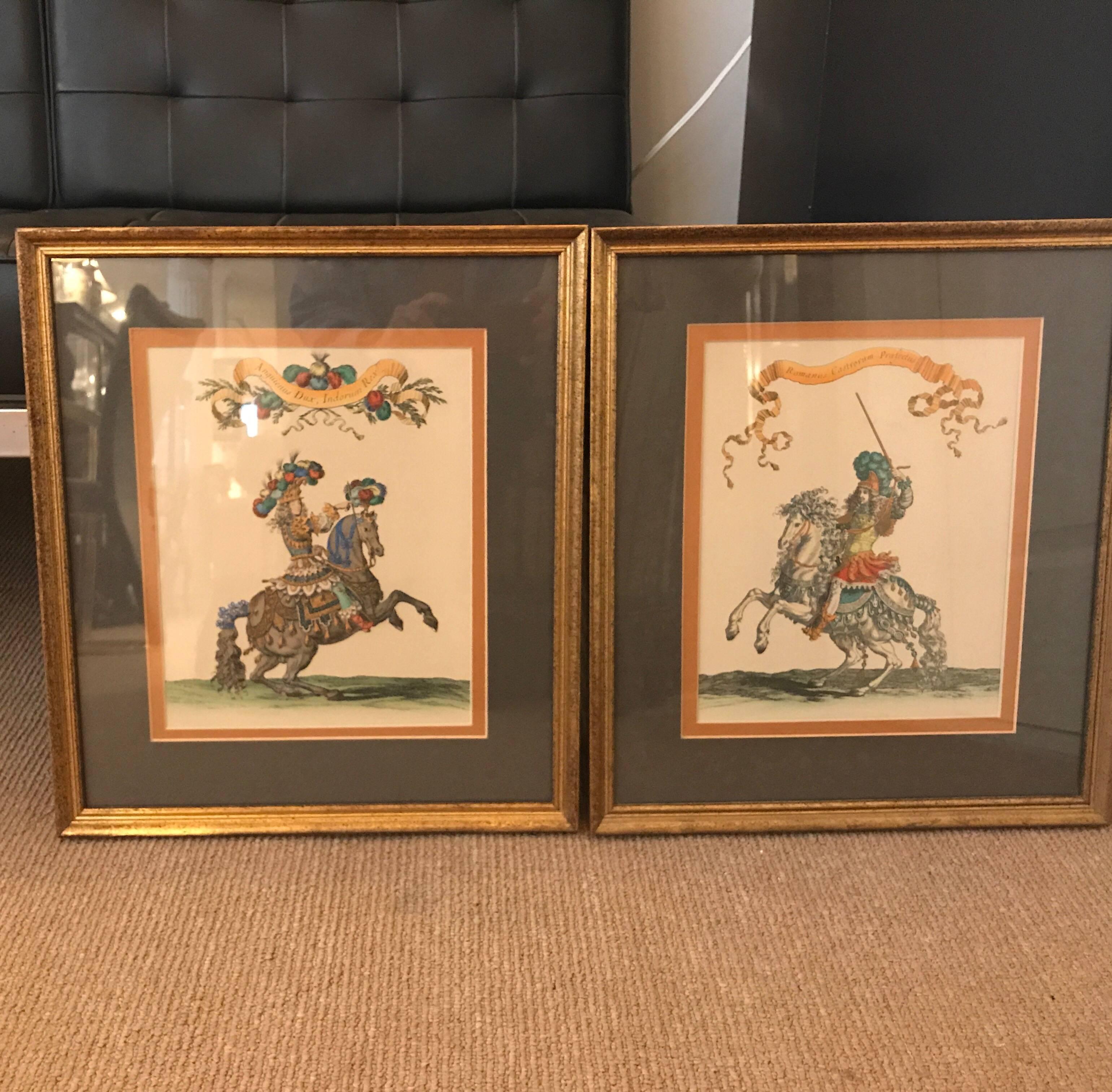 Pair of 19th Century Hand Colored Engravings 2