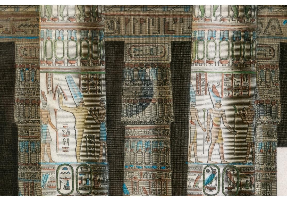 Paar von  Handkolorierte Gravuren von Ägypten nach Cecile von Liendard, 19. Jahrhundert im Angebot 8