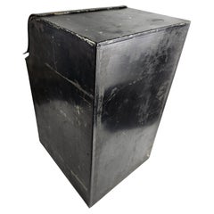 Pareja de Cubos de Mostrador de Tienda Pintados a Mano del Siglo XIX Firmados Duane St NYC