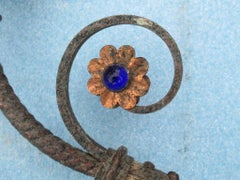 Pair of 19th Century Hardman Studio Brass Gothic Triple Candelabra