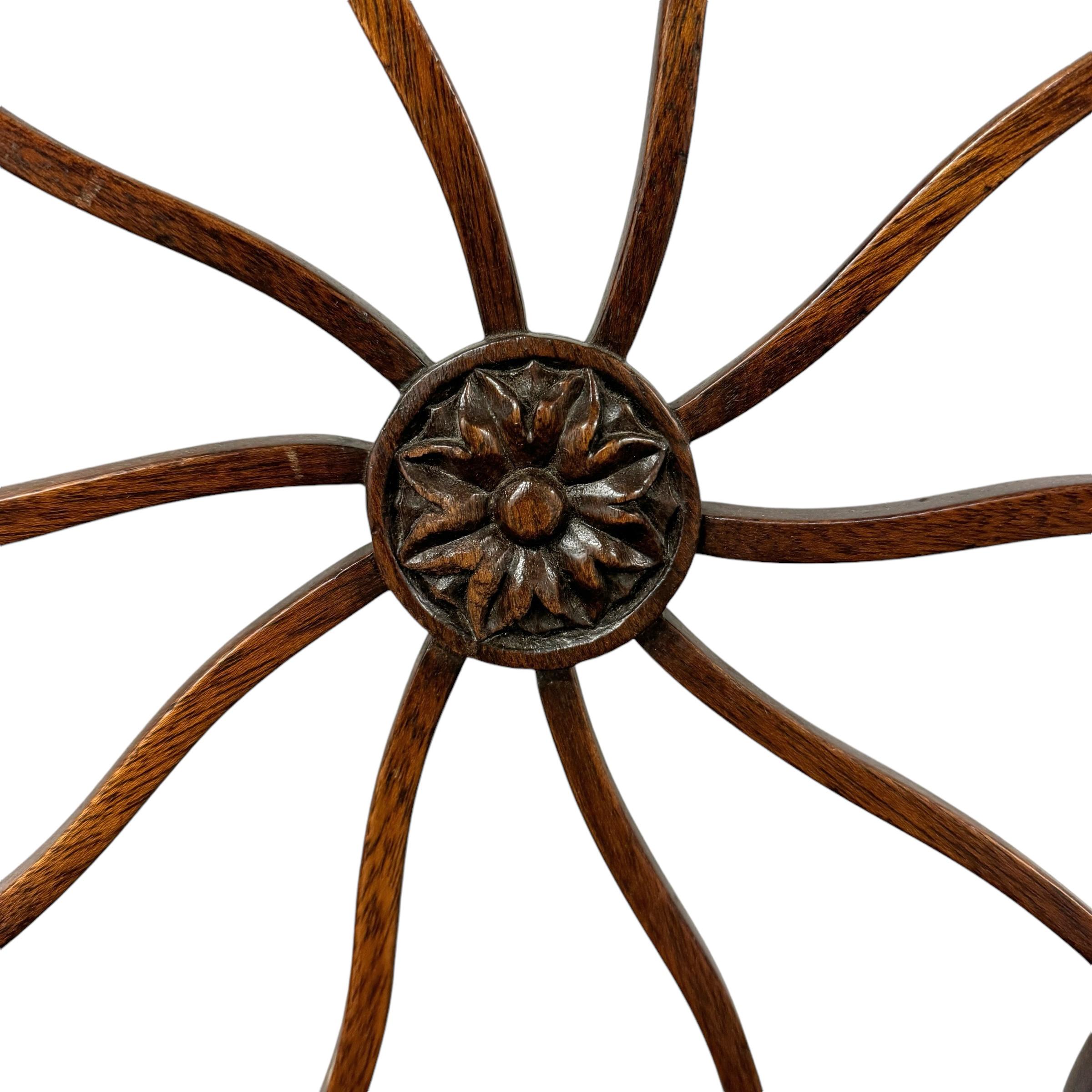 Pair of 19th Century Hepplewhite Style Spiderweb Back Chairs 5