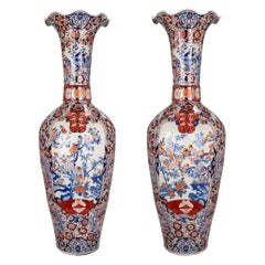 Pair of 19th Century Imari Vases