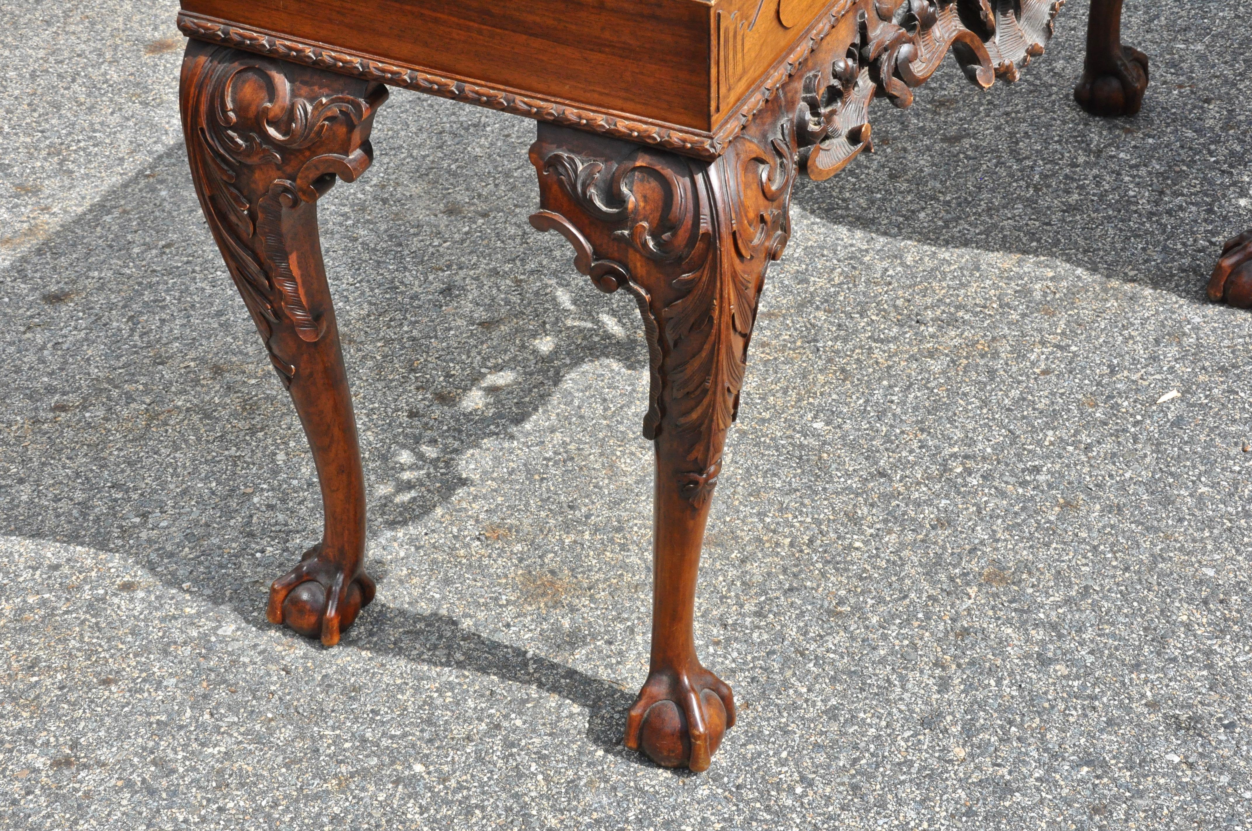 Pair of 19th Century Irish Georgian Walnut Console Tables 5