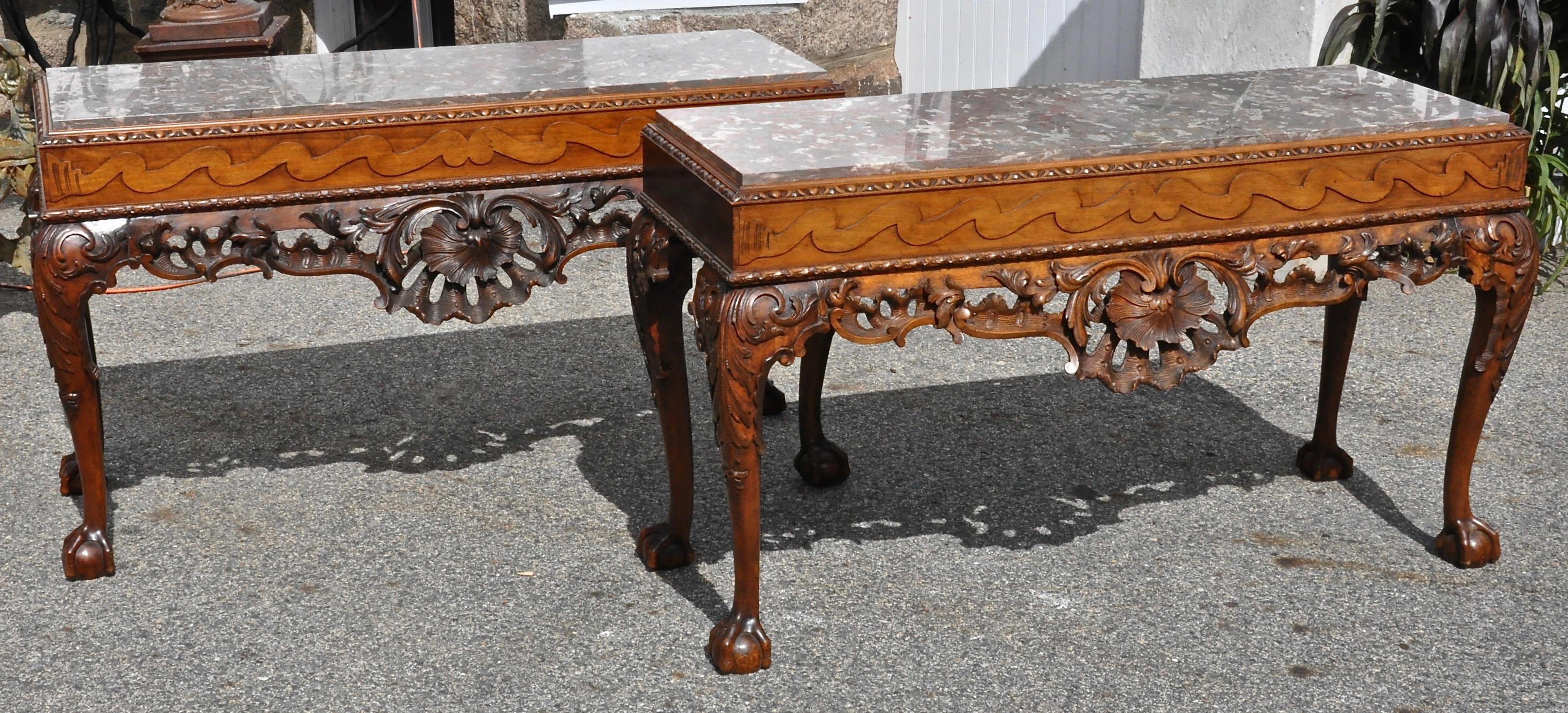 walnut console table ireland