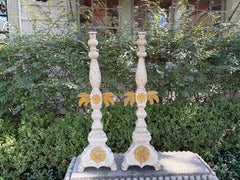 Paire de grilles de style baroque italien du 19e siècle