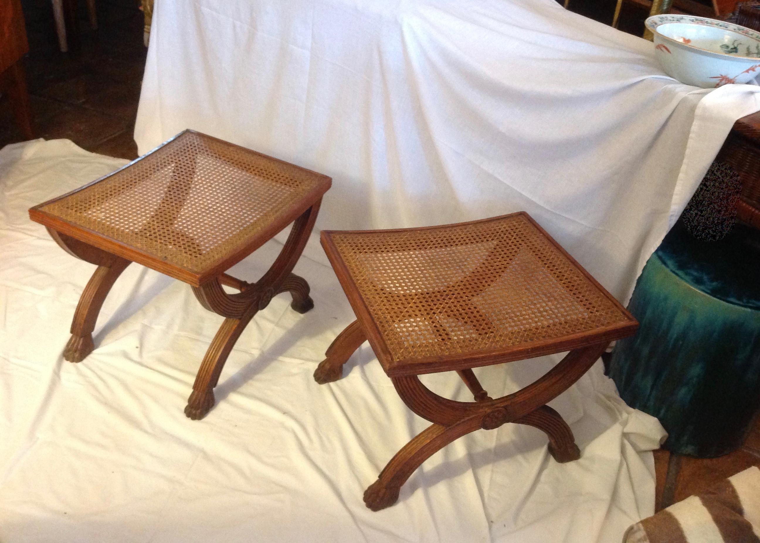 Pair of 19th Century Italian Benches In Good Condition In West Palm Beach, FL