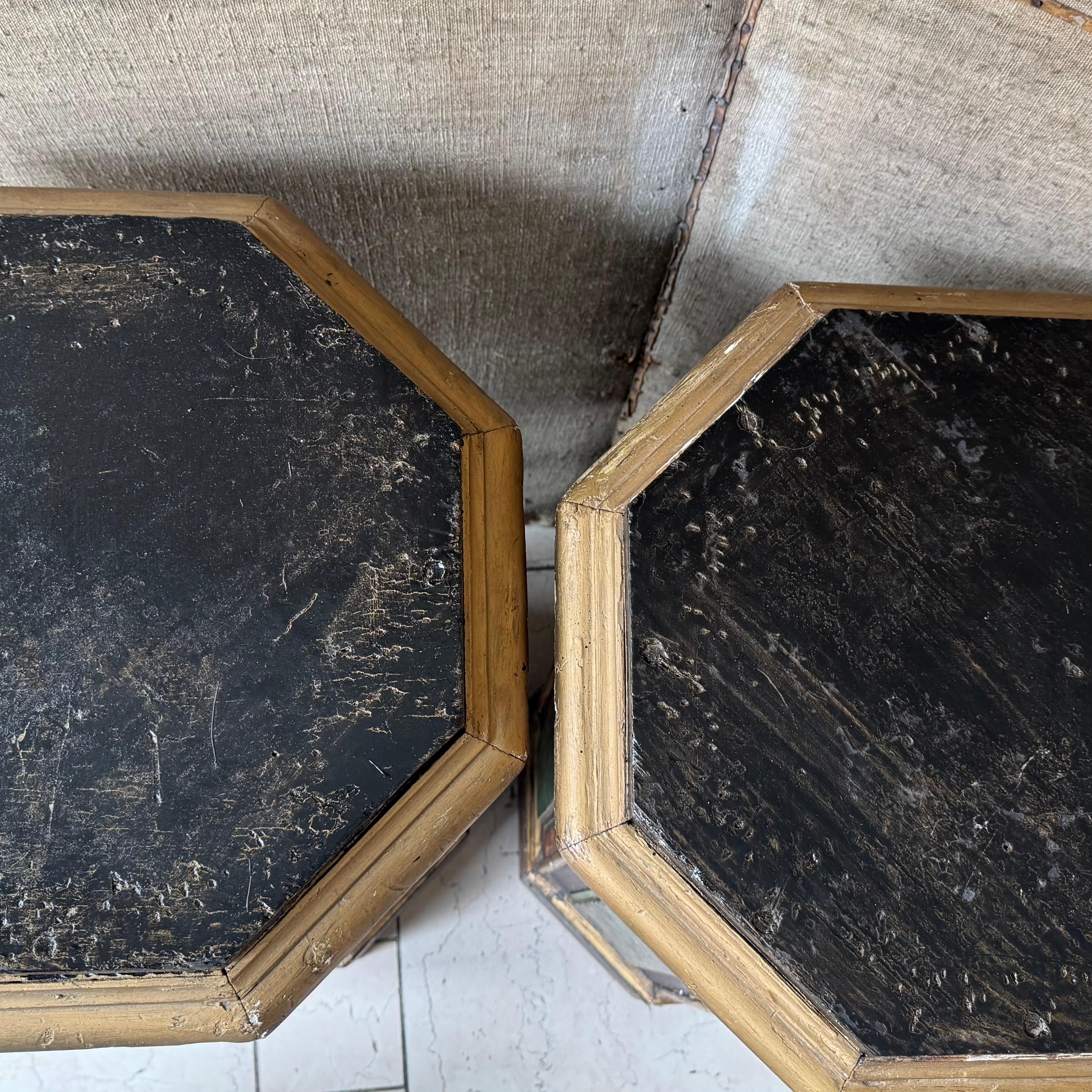 Pareja de Bustos/Pedestales italianos del siglo XIX en venta 9