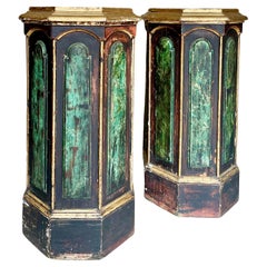 Pair of 19th century Italian Bust Stands/Pedestals