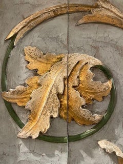 Pair of 19th Century Italian Carved and Painted Panels
