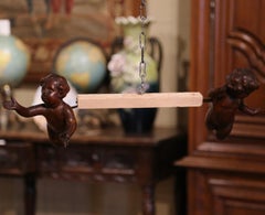 Pair of 19th Century Italian Carved Walnut Cherub Wall Sculptures