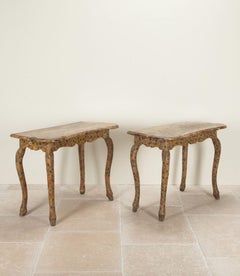 Pair of 19th Century Italian Console Tables