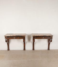 Pair of 19th Century Italian Console Tables