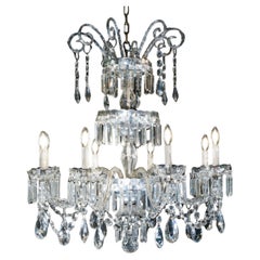 Antique Pair of 19th century Italian Crystal Chandeliers