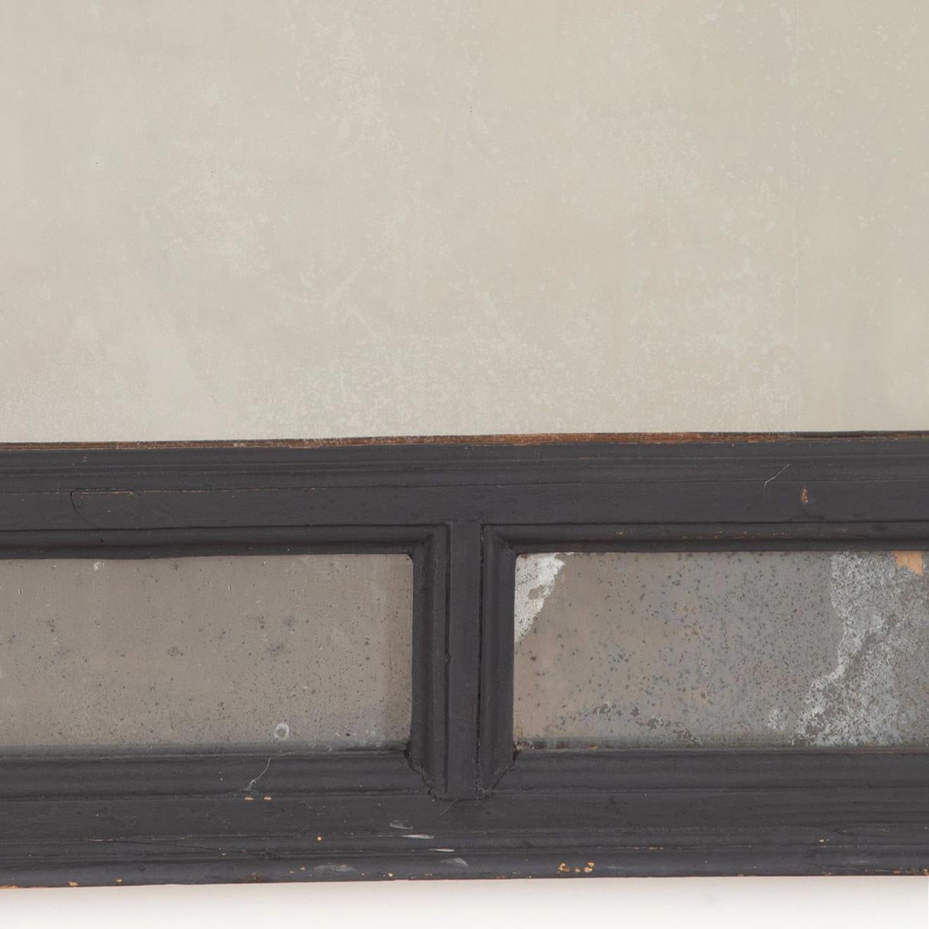 Ebonized Pair of 19th Century Italian Ebonised Mirrors For Sale
