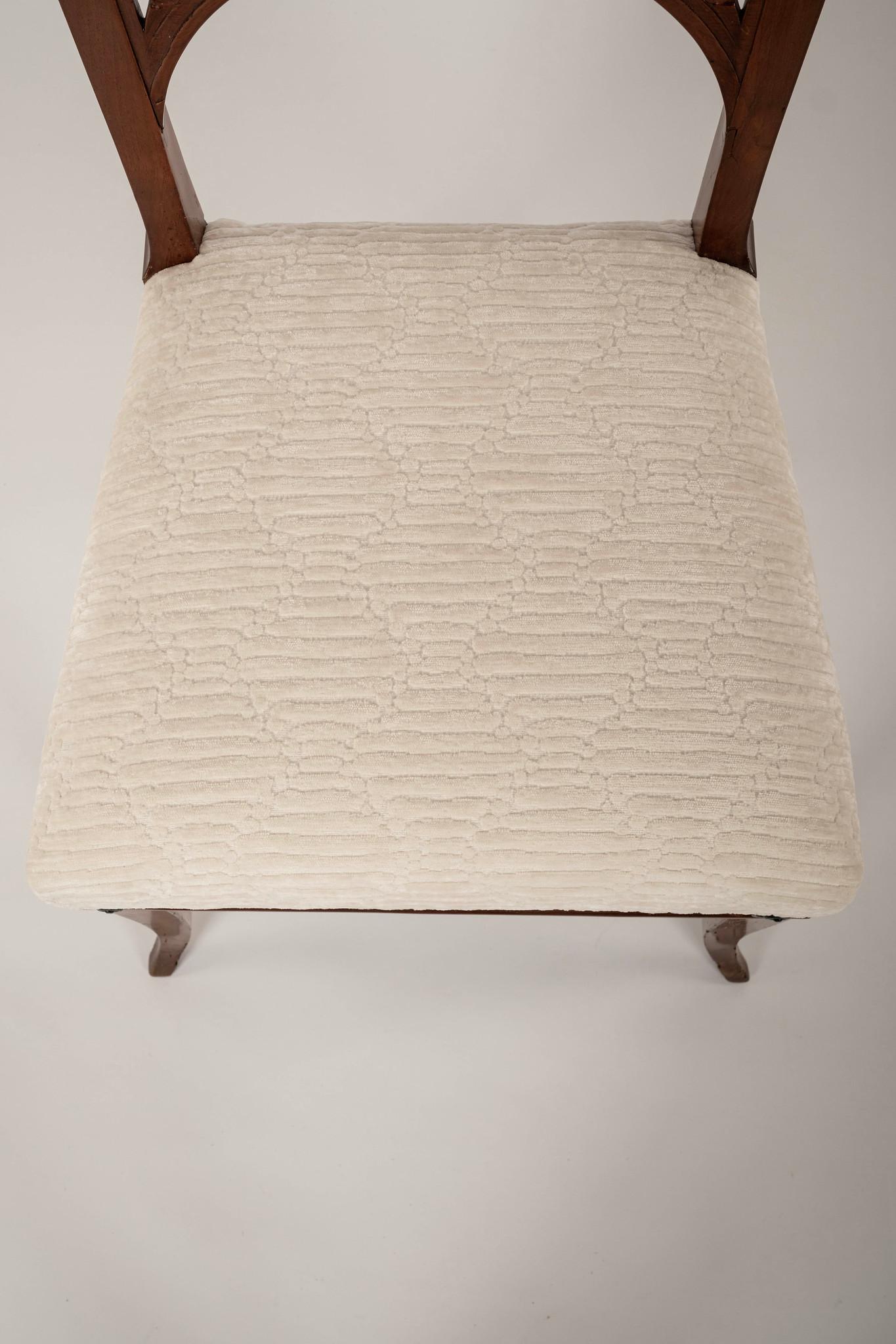 Paire de chaises d'appoint Empire italiennes du 19e siècle, deux paires disponibles en vente 7