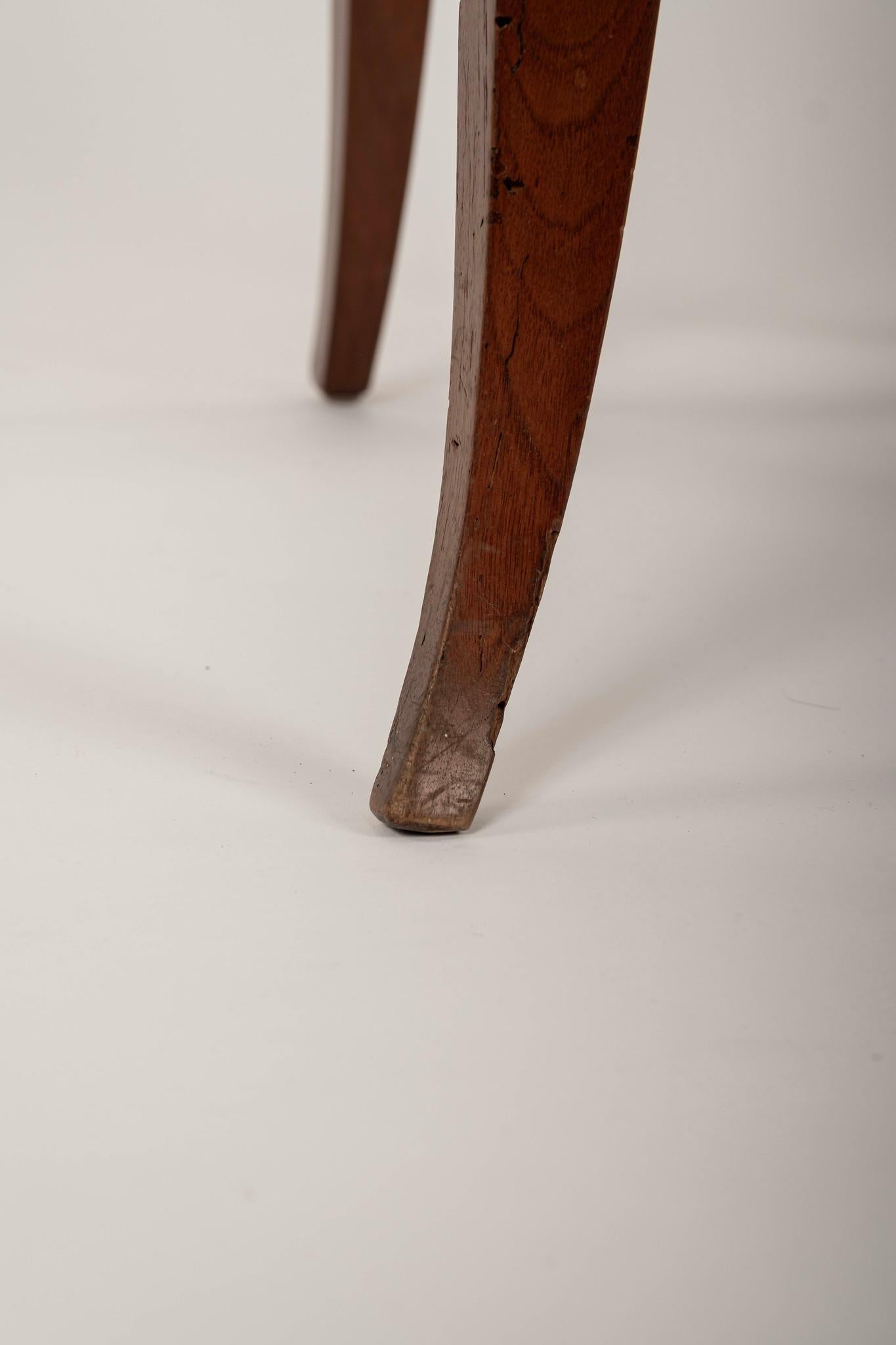 Paire de chaises d'appoint Empire italiennes du 19e siècle, deux paires disponibles en vente 9