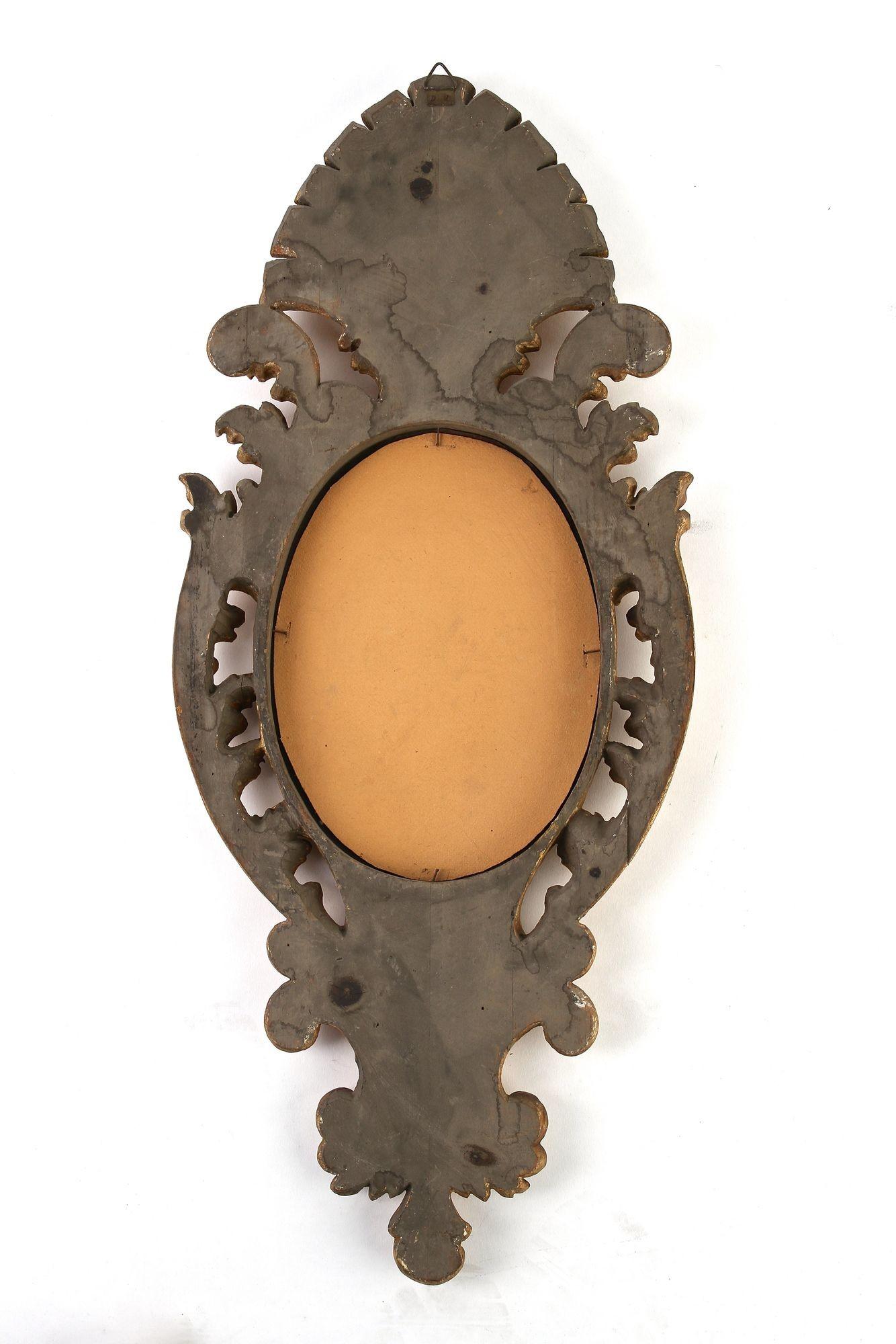 Pair Of 19th Century Italian Gilt Wall Mirrors, Handcarved - IT ca. 1850 en venta 9
