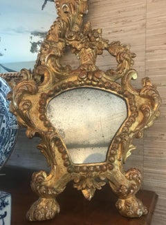 Pair of 19th Century Italian Giltwood Mirrors